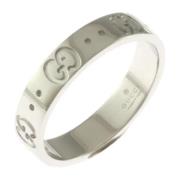 Pre-owned Silver rings Gucci Vintage , Gray , Dames