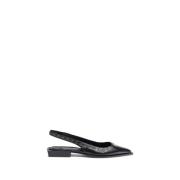 Studded slingback ballet flats Castañer , Black , Dames