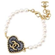 Pre-owned Metal chanel-jewelry Chanel Vintage , Yellow , Dames