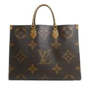 Pre-owned Canvas louis-vuitton-bags Louis Vuitton Vintage , Brown , Da...