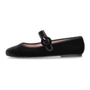 Zwarte Ballerinas met Verstelbare Band Pretty Ballerinas , Black , Dam...