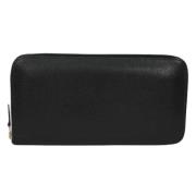 Pre-owned Leather wallets Hermès Vintage , Black , Dames