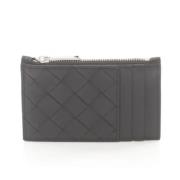 Pre-owned Leather wallets Bottega Veneta Vintage , Black , Dames