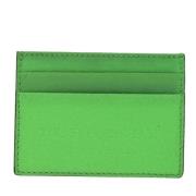 Pre-owned Leather wallets Burberry Vintage , Green , Dames