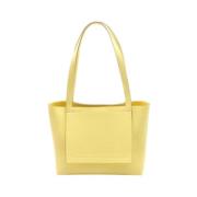 Pre-owned Leather shoulder-bags Hermès Vintage , Yellow , Dames