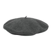 Stijlvolle Wol Beret Herfst Winter Stijl Borsalino , Gray , Unisex