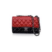 Pre-owned Leather chanel-bags Chanel Vintage , Red , Dames