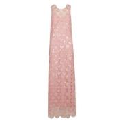 Elegante Maxi Jurk Rotate Birger Christensen , Pink , Dames