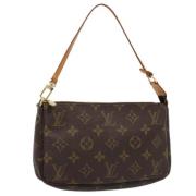 Pre-owned Canvas louis-vuitton-bags Louis Vuitton Vintage , Brown , Da...