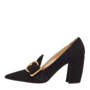 Pre-owned Suede heels Prada Vintage , Black , Dames