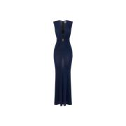 Elegante Jurk voor Speciale Gelegenheden Elisabetta Franchi , Blue , D...