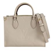 Pre-owned Leather louis-vuitton-bags Louis Vuitton Vintage , Beige , D...