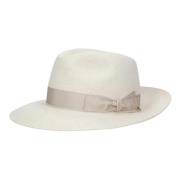 Vilt breedgerande hoed Borsalino , White , Heren