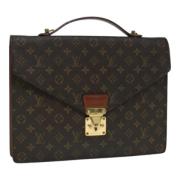 Pre-owned Canvas handbags Louis Vuitton Vintage , Brown , Dames