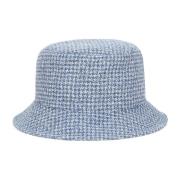 Stijlvolle Bucket Hat met Zachte Kroon Borsalino , Blue , Unisex