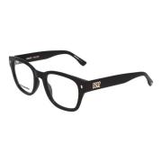 Vierkante montuur bril Dsquared2 , Black , Unisex