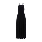 Elegante Jurk voor Vrouwen Emporio Armani , Black , Dames