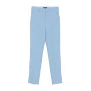 Heldere Blauwe Getailleerde Broek Emporio Armani , Blue , Dames