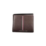 Bruin Leren Portemonnee | To-32193 Tommy Hilfiger , Brown , Heren