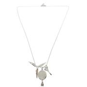 Pre-owned Metal necklaces Louis Vuitton Vintage , Gray , Dames