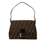 Pre-owned Canvas fendi-bags Fendi Vintage , Brown , Dames