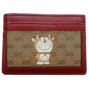 Pre-owned Leather wallets Gucci Vintage , Brown , Dames