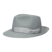 Lichtgewicht vilten hoed met grosgrain lint Borsalino , Gray , Heren