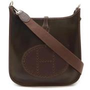 Pre-owned Leather shoulder-bags Hermès Vintage , Brown , Dames