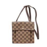 Pre-owned Coated canvas shoulder-bags Louis Vuitton Vintage , Brown , ...