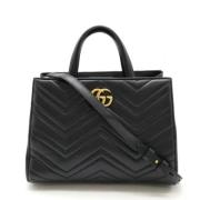 Pre-owned Leather gucci-bags Gucci Vintage , Black , Dames