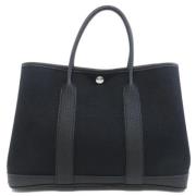 Pre-owned Leather totes Hermès Vintage , Black , Dames