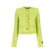 Stijlvolle jas voor mannen en vrouwen Versace , Green , Dames