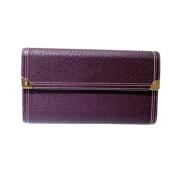 Pre-owned Canvas wallets Louis Vuitton Vintage , Purple , Dames