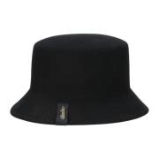 Omkeerbare wollen emmerhoed Borsalino , Black , Heren