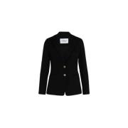 Zwarte Jersey Blazer Marella , Black , Dames