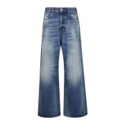 Vintage Stijl Denim Broek Diesel , Blue , Dames