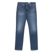 Slim Straight Jeans Adriano Goldschmied , Blue , Heren