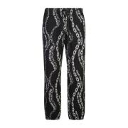 Zwarte broek voor mannen Versace Jeans Couture , Black , Heren