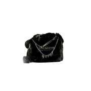 Stijlvolle Leren Tas Juicy Couture , Black , Dames