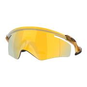 Gele Curry Zonnebril Prizm 24k Oakley , Yellow , Heren