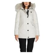 Witte Rits Hoodie Jas voor Vrouwen Blauer , White , Dames