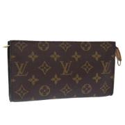 Pre-owned Canvas pouches Louis Vuitton Vintage , Brown , Dames