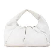 Pre-owned Leather handbags Bottega Veneta Vintage , White , Dames