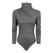 Open Rug Bodysuit - Ardesia Stijl Andamane , Gray , Dames