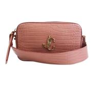 Pre-owned Leather shoulder-bags Jimmy Choo Pre-owned , Pink , Dames