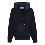 Vintage Navy Hoodie Cotton Citizen , Blue , Dames