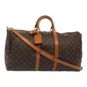 Pre-owned Canvas travel-bags Louis Vuitton Vintage , Brown , Dames