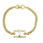 Pre-owned Metal dior-jewelry Dior Vintage , Yellow , Dames