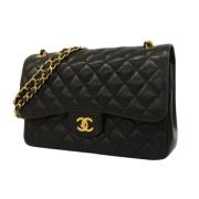 Pre-owned Leather chanel-bags Chanel Vintage , Black , Dames