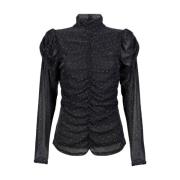 Lange Mouw Top Jody PA Aaiko , Black , Dames